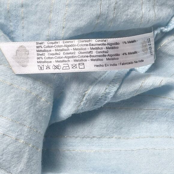 Free People Beach Bum wide leg Jumpsuit in light blue size small - Picture 10 of 11